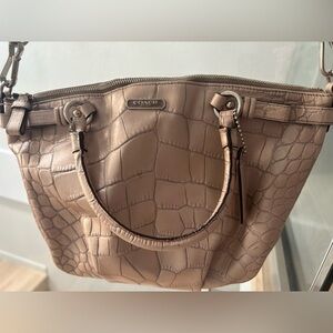 Classy snake skin Coach purse!